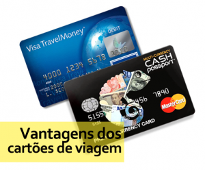 vantagens dos cartões de viagem
